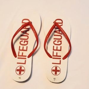 Womens size 10 flip flops